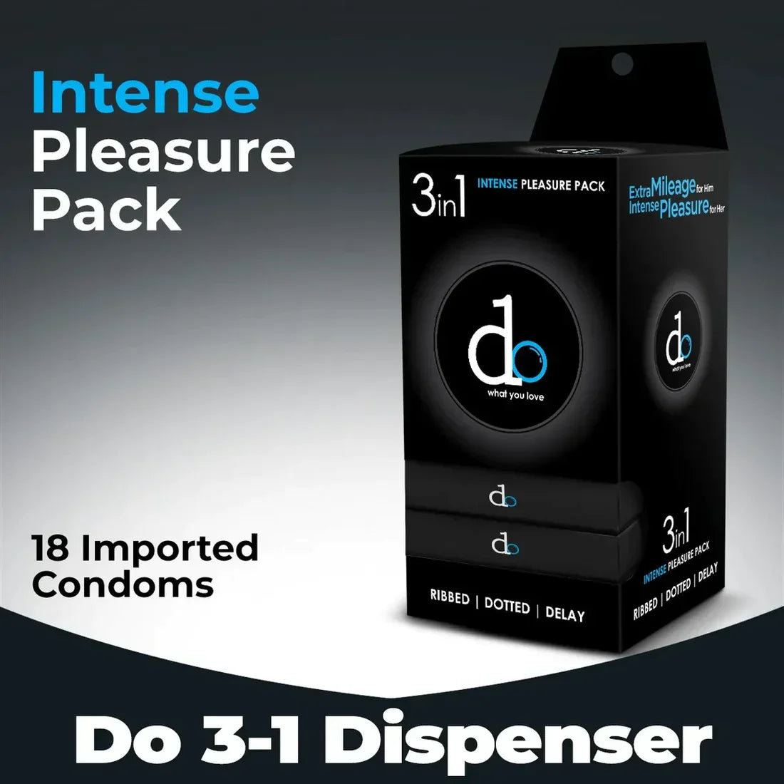 DO 3in1 Pack 6 & Condoms OF 18s